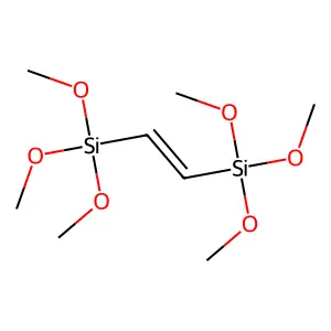 trans-1,2-Bis(trimethoxysilyl)ethylene structure