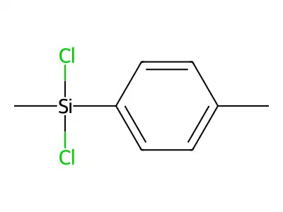 p-Tolylmethyldichlorosilane structure