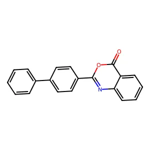 2-(4-Phenylphenyl)-3,1-benzoxazin-4-one structure