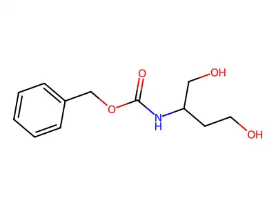 benzyl N-(1,4-dihydroxybutan-2-yl)carbamate structure