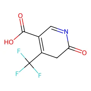 6-Hydroxy-4-trifluoromethylnicotinic acid structure