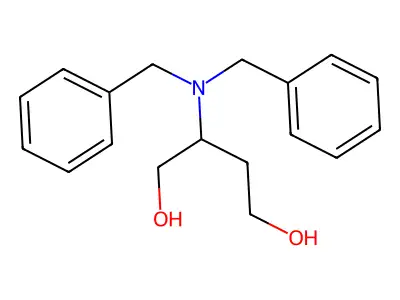 2-(Dibenzylamino)butane-1,4-diol structure