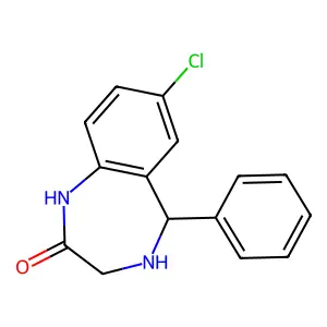 1-Demethyl-4,5-dihydrodiazepam structure