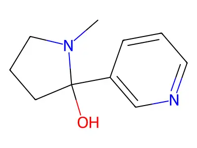 1-甲基-2-(3-吡啶基)-2-吡咯烷醇 structure