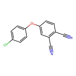 4-(4-氯苯氧基)邻苯二甲腈 structure