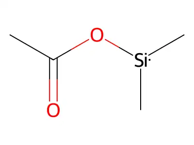 Dimethylsilyl acetate structure