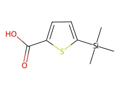 5-(Trimethylsilyl)thiophene-2-carboxylic acid structure