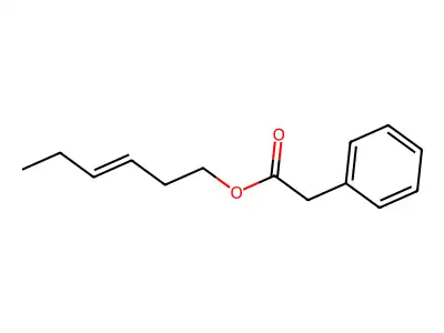 3-Hexenyl phenylacetate, (3E)- structure