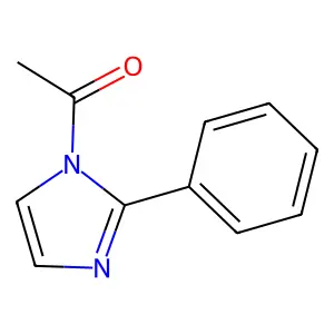 1-Acetyl-2-phenylimidazole structure
