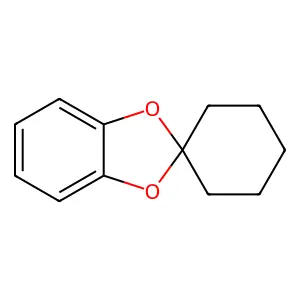 环己酮邻苯二酚缩酮 structure