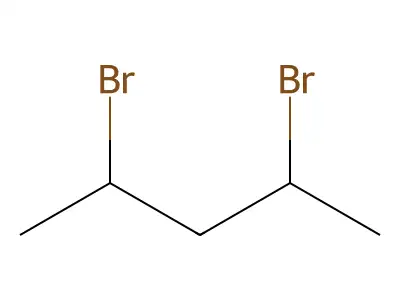 Pentane, 2,4-dibromo- structure