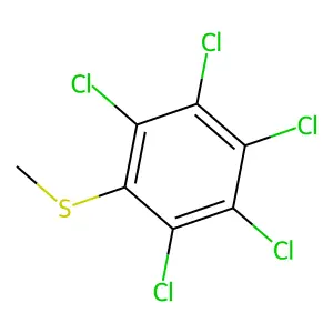 五氯苯甲硫醚 structure