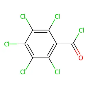 Pentachlorobenzoyl chloride structure