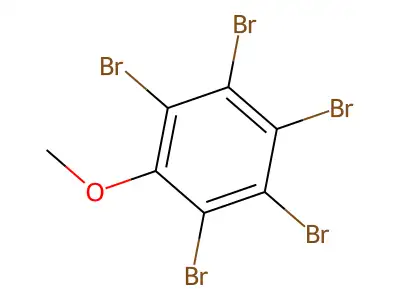 Pentabromoanisole structure