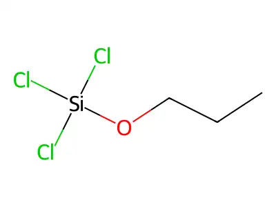 Trichloro(propoxy)silane structure