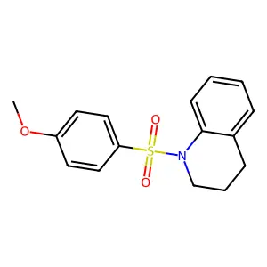 1-[(4-Methoxyphenyl)sulfonyl]-1,2,3,4-tetrahydroquinoline structure