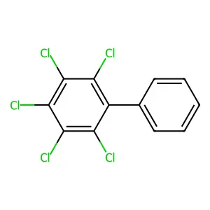 2,3,4,5,6-Pentachlorobiphenyl structure