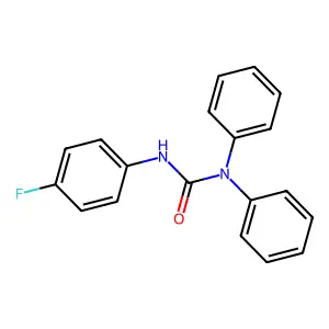 3-(4-Fluorophenyl)-1,1-diphenylurea structure