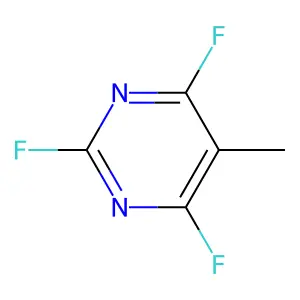 2,4,6-Trifluoro-5-methylpyrimidine structure