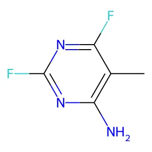 2,6-Difluoro-5-methylpyrimidin-4-amine structure
