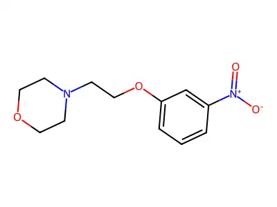 4-[2-(3-Nitrophenoxy)ethyl]morpholine structure