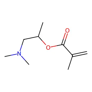 2-(二甲氨基)-1-甲基乙基甲基丙烯酸酯 structure