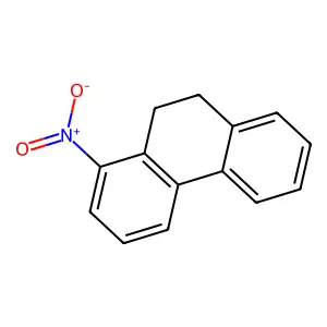 1-Nitro-9,10-dihydrophenanthrene structure