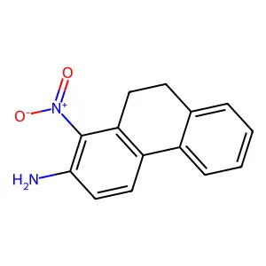 1-Nitro-9,10-dihydrophenanthren-2-amine structure