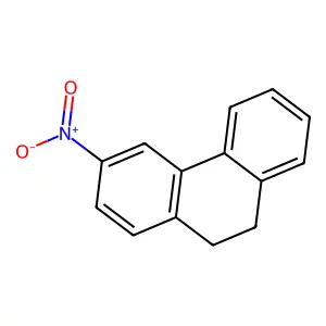 3-Nitro-9,10-dihydrophenanthrene structure