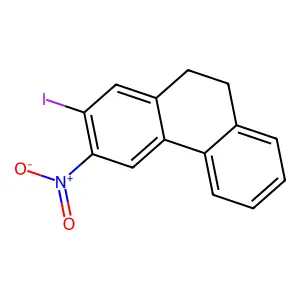 2-Iodo-3-nitro-9,10-dihydrophenanthrene structure