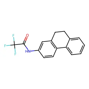N-(9,10-dihydrophenanthren-2-yl)-2,2,2-trifluoroacetamide structure