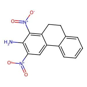 1,3-Dinitro-9,10-dihydrophenanthren-2-amine structure