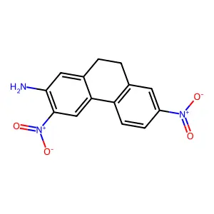 3,7-Dinitro-9,10-dihydrophenanthren-2-amine structure