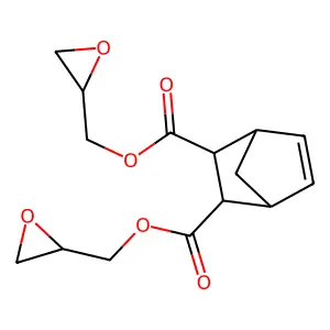 双(2,3-环氧丙基)双环(2.2.1)庚-5-烯-2,3-二甲酸酯 structure
