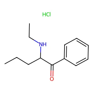 alpha-Ethylaminopentiophenone hydrochloride structure