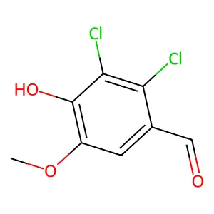 5,6-Dichlorovanillin structure