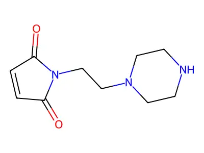 1-(2-Piperazin-1-ylethyl)pyrrole-2,5-dione structure