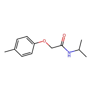 N-异丙基-2-(4-甲基苯氧基)乙酰胺 structure