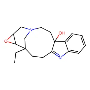 Voaphylline indolenine, hydroxy- structure