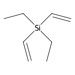 Diethyldivinylsilane structure