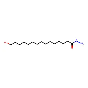15-羟基十五酰肼 structure