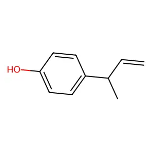 Phenol, 4-(1-methyl-2-propen-1-yl)- structure