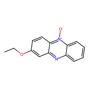 Phenazine, 2-ethoxy-, 5-oxide structure