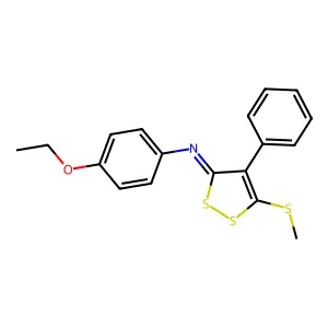 5,5'-Diphenyl-3,3'-diisothiazole disulfide structure