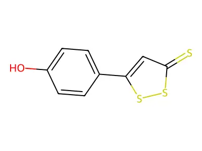 Desmethylanethol trithione structure
