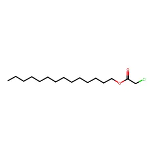 Tetradecyl chloroacetate structure