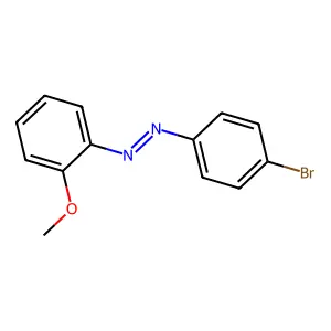 Azobenzene, 4'-bromo-2-methoxy- structure