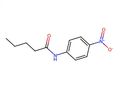 N-(4-nitrophenyl)pentanamide structure