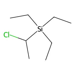 1-Chloroethyl-triethyl-silane structure