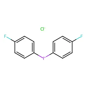 双(4-氟苯基)碘鎓氯化物 structure